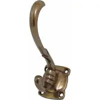 ODShop Kapstokhaak 93 mm brons Antiek