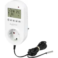 Sygonix SY-5372566 Universele thermostaat Montagewijze: Tussenstekker Weekprogramma 1 stuk(s)