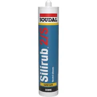 Soudal Silirub 2S licht grijs 300ml