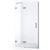 Maxaro Diamond Douchedeur 100cm Rvs Helder Glas Draaideur | Douchedeur | Douchedeur Draaibaar | Douchedeur op maat
