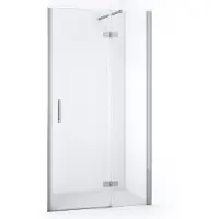 Maxaro Diamond Douchedeur | 100 cm Chroom Helder glas Draaideur | Douchedeur glas | Glazen Douchedeur | Nisdeur Douche