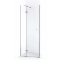 Maxaro Amber Douchedeur | 80 cm Chroom Helder glas Draaideur | Douchedeur glas | Glazen Douchedeur | Nisdeur Douchewand