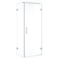 Maxaro Diamond Douchecabine | 70x50 cm Chroom Helder glas Draaideur Rechthoek