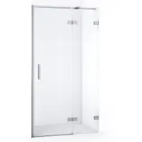 Maxaro Diamond Douchedeur | 90 cm Chroom Helder glas Draaideur | Douchedeur glas | Glazen Douchedeur | Nisdeur Douche