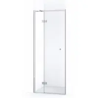 Maxaro Amber Douchedeur 80cm Chroom Helder Glas Draaideur | Douchedeur glas | Glazen Douchedeur | Nisdeur Douchewand