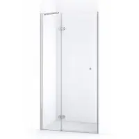 Maxaro Amber Douchedeur 90 cm Chroom Helder glas Draaideur | Douchedeur glas | Glazen Douchedeur | Nisdeur Douchewand