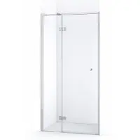 Maxaro Amber Douchedeur 100 cm Chroom Helder glas Draaideur | Douchedeur glas | Glazen Douchedeur | Nisdeur Douche