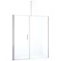 Maxaro Diamond Douchedeur 170 cm Chroom Helder Glas Draaideur | Douchedeur glas | Glazen Douchedeur | Nisdeur Douche