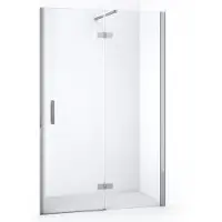 Maxaro Diamond Douchedeur | 110 cm Chroom Helder glas Draaideur | Douchedeur glas | Glazen Douchedeur | Nisdeur Douche