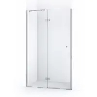 Maxaro Amber Douchedeur | 110 cm Chroom Helder glas Draaideur | Douchedeur glas | Glazen Douchedeur | Nisdeur Douche