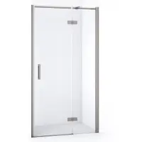 Maxaro Diamond Douchedeur 90cm Rvs Helder Glas Draaideur | Douchedeur glas | Glazen Douchedeur | Nisdeur Douche
