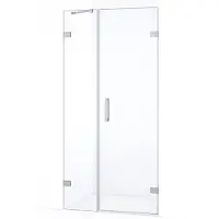 Maxaro Diamond Douchedeur | 85 cm Chroom Helder glas Draaideur | Douchedeur glas | Glazen Douchedeur | Nisdeur Douche