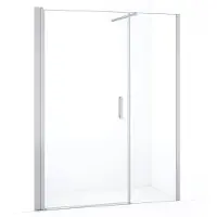 Maxaro Diamond Douchedeur | 150 cm Chroom Helder glas Draaideur | Douchedeur glas | Glazen Douchedeur | Nisdeur Douche