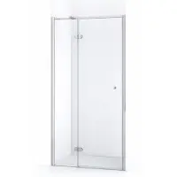 Maxaro Amber Douchedeur | 90 cm Chroom Helder glas Draaideur | Douchedeur glas | Glazen Douchedeur | Nisdeur Douchewand