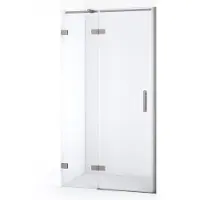 Maxaro Diamond Douchedeur 100cm Rvs Helder Glas Draaideur | Douchedeur | Douchedeur Draaibaar | Douchedeur op maat