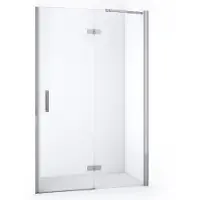 Maxaro Diamond Douchedeur | 110 cm Chroom Helder glas Draaideur | Douchedeur glas | Glazen Douchedeur | Nisdeur Douche