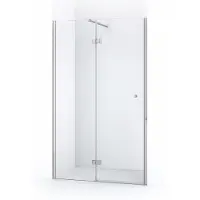 Maxaro Amber Douchedeur 110cm Chroom Helder Glas Draaideur | Douchedeur glas | Glazen Douchedeur | Nisdeur Douche