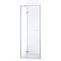 Maxaro Amber Douchedeur | 90 cm Chroom Helder glas Draaideur | Douchedeur glas | Glazen Douchedeur | Nisdeur Douchewand