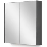 Maxaro Spiegelkast Met Verlichting Modulo 70x70cm Donkergrijs Beton