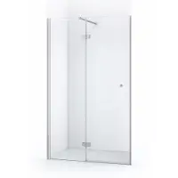 Maxaro Amber Douchedeur 110cm Chroom Helder Glas Draaideur | Douchedeur glas | Glazen Douchedeur | Nisdeur Douche