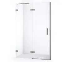 Maxaro Diamond Douchedeur | 120 cm Rvs Helder glas Draaideur | Douchedeur | Douchedeur Draaibaar | Douchedeur op maat