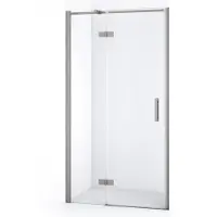 Maxaro Diamond Douchedeur 100 cm Rvs Helder Glas Draaideur | Douchedeur | Douchedeur Draaibaar | Douchedeur op maat