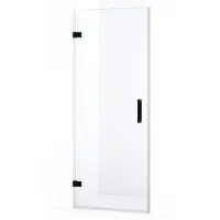 Maxaro Diamond Douchedeur 70cm Mat Zwart Helder Glas Draaideur | Douchedeur | Douchedeur Draaibaar | Douchedeur Inklapbaar