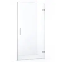 Maxaro Diamond Douchedeur 100cm Chroom Helder Glas Draaideur | Douchedeur | Douchedeur Draaibaar | Douchedeur Inklapbaar