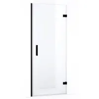 Maxaro Diamond Douchedeur 70cm Mat Zwart Helder Glas Draaideur | Douchedeur | Douchedeur Draaibaar | Douchedeur Inklapbaar