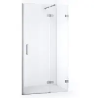 Maxaro Diamond Douchedeur | 100 cm Chroom Helder glas Draaideur | Douchedeur glas | Glazen Douchedeur | Nisdeur Douche