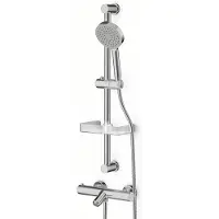 Maxaro Balance Badkraan Opbouw | Chroom Thermostatisch met handdouche