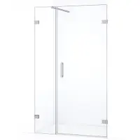 Maxaro Diamond Douchedeur | 95 cm Chroom Helder glas Draaideur | Douchedeur glas | Glazen Douchedeur | Nisdeur Douche