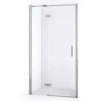 Maxaro Diamond Douchedeur 90 cm Chroom Helder Glas Draaideur 200cm hoog 8mm veiligheidsglas Douchedeur | Glazen Douchedeur | Nisdeur Douche