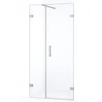 Maxaro Diamond Douchedeur | 85 cm Chroom Helder glas Draaideur | Douchedeur glas | Glazen Douchedeur | Nisdeur Douche