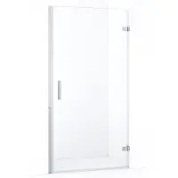 Maxaro Diamond Douchedeur 100cm Chroom Helder Glas Draaideur | Douchedeur | Douchedeur Draaibaar | Douchedeur Inklapbaar