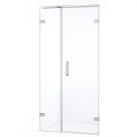 Maxaro Diamond Douchedeur | 85 cm Chroom Helder glas Draaideur | Douchedeur glas | Glazen Douchedeur | Nisdeur Douche