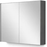 Maxaro Spiegelkast Met Verlichting Modulo 70x70cm Donkergrijs Beton