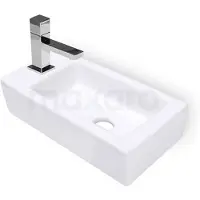 Maxaro Fonteintje WC Clasico Keramiek Wit Kraangat Links | Fonteintje Toilet | Fonteintje WC | WC Fontein | Klein Fonteintje