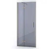 Maxaro Diamond Douchedeur 80cm Rvs Rookglas Draaideur | Douchedeur | Douchedeur Draaibaar | Douchedeur Inklapbaar
