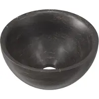 Maxaro Natuursteen Waskom 23x12cm Rond Blauw Natuursteen | Waskom | Waskom Badkamer | Waskom voor Badkamer | Waskommen