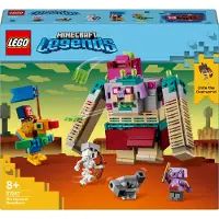 LEGO Minecraft Legends Confrontatie met de Verzwelger, actiefiguur met populaire personages, speelgoed voor kinderen, cadeau voor jongens, meisjes en alle gamers vanaf 8 jaar, artikelnummer 21257