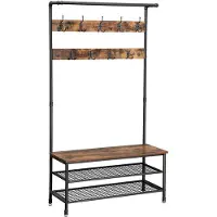 Bobbel Home - Garderoberek Met Kapstok - 182x41,5 cm