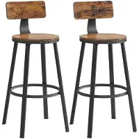 Bobbel Home - Barkruk - Set Van 2 - Vintage - Zwart