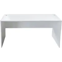 VVD Gaming Bureautafel - Spaanplaat - 140x50x73cm - wit