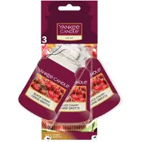 Yankee candle Auto Geurhanger Car Jar Ultimate Black Cherry (3 Stuks) Rood