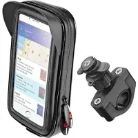 Lampa Optiline Waterdichte Hoes Telefoonhouder Motor - Scooter - Fiets - Fatbike - Stuurbevestiging