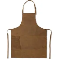 Dutchdeluxes Schort Brushed Apron Vintage Brown-63 x 79 cm