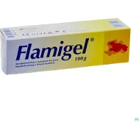Flamigel | zonnebrand - schaafwonden - brandwond 1ste graad - post-laser - post-tattoo - beschadigde huid 100 g Gel