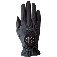 Roeckl - Rijhandschoenen Lisboa Swarovski - Zwart Maat 8