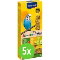 Vitakraft Parkiet Kracker Vijgen/Banaan-Sesam/Kiwi - Vogelsnack - 5 pakken